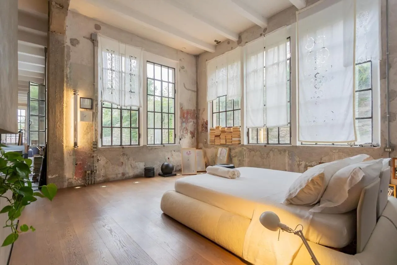 Lejlighed Design Loft With Private Parking By Rent All Como